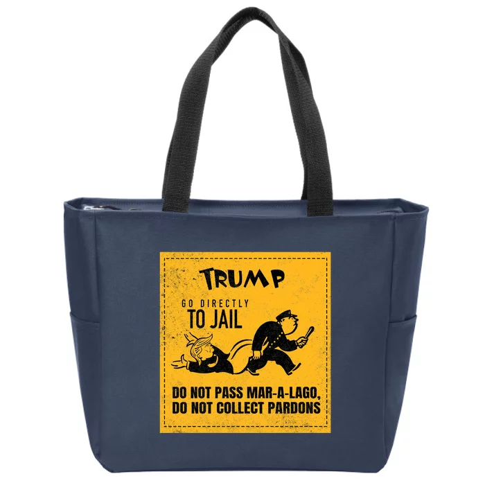 Funny Anti Trump Election Cleaner Vote Against Republicans Zip Tote Bag