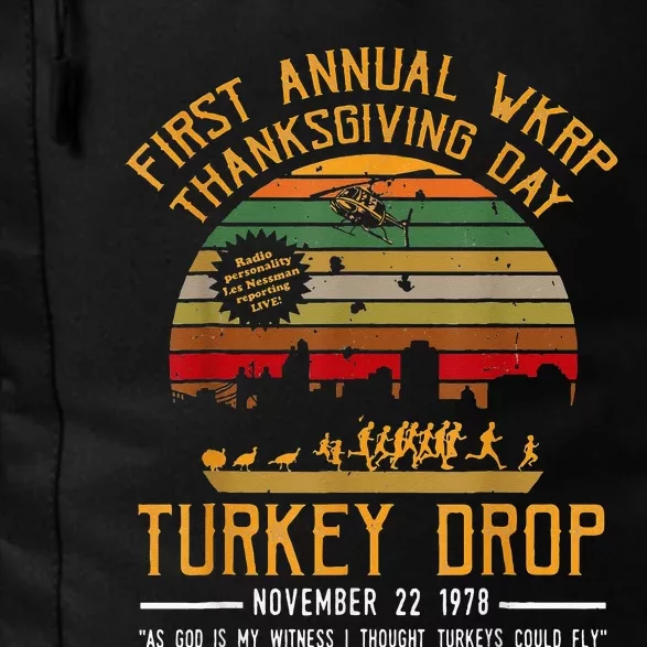 First Annual Thanksgiving Day Turkey Drop 22nd November Retr Daily Commute Backpack