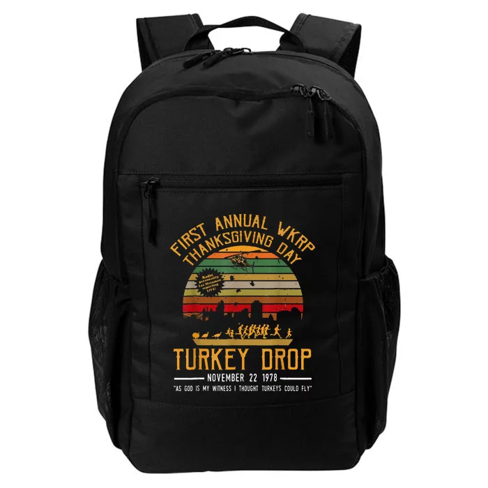 First Annual Thanksgiving Day Turkey Drop 22nd November Retr Daily Commute Backpack