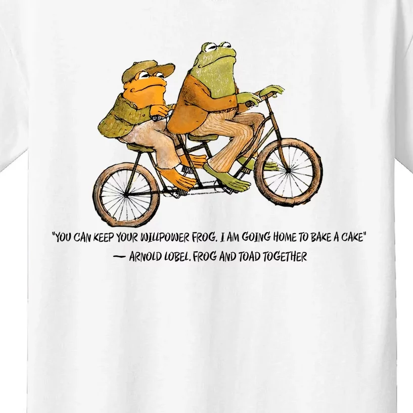 Frog And Toad Classic Book Frog Cottagecore For Best Friend Kids T-Shirt