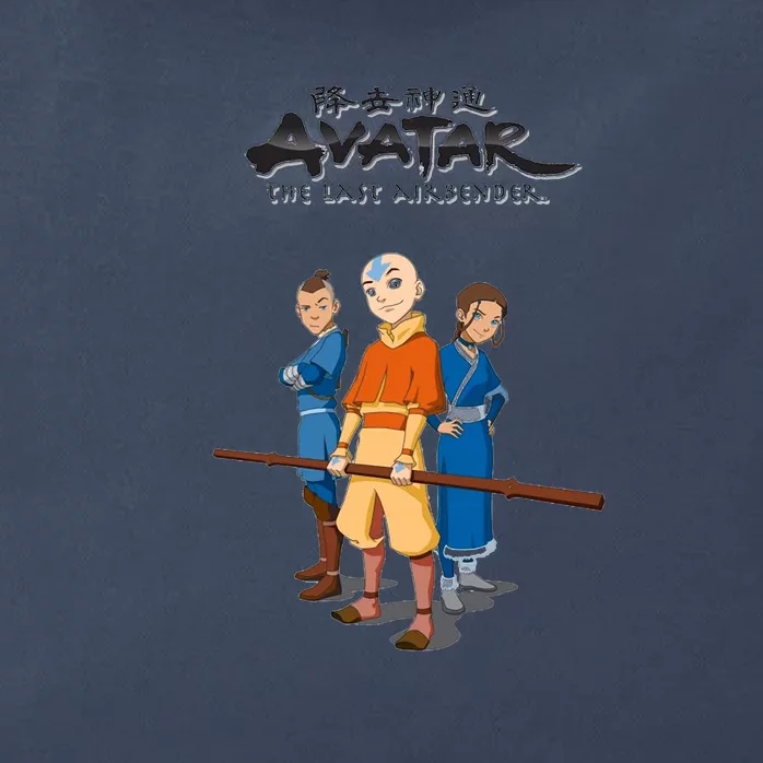 Funny Avatar The Last Airbender Zip Tote Bag