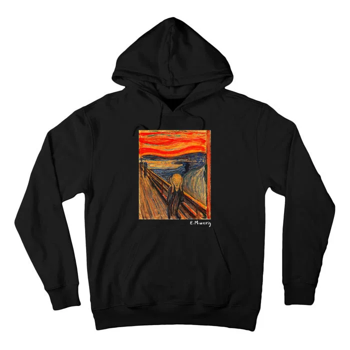 Famous Art The Scream By Munch Artist Painting Tall Hoodie