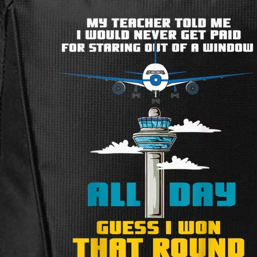 Funny Air Traffic Controller Saying ATC Flight Control City Backpack