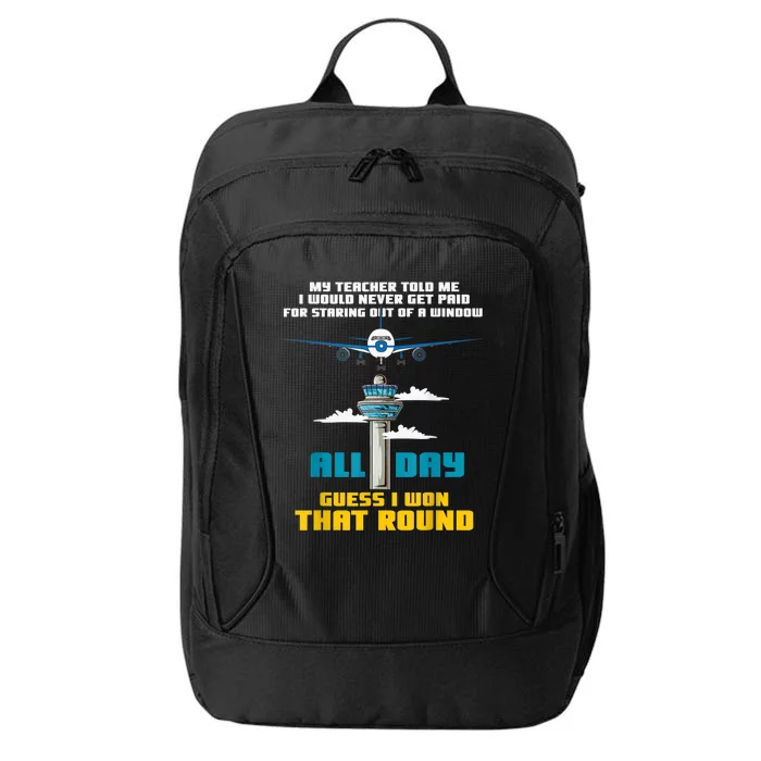 Funny Air Traffic Controller Saying ATC Flight Control City Backpack