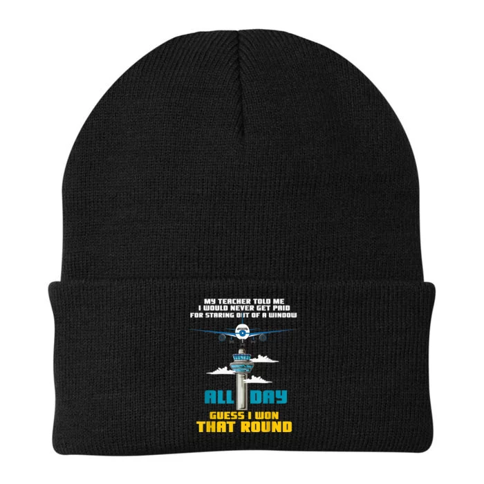 Funny Air Traffic Controller Saying ATC Flight Control Knit Cap Winter Beanie