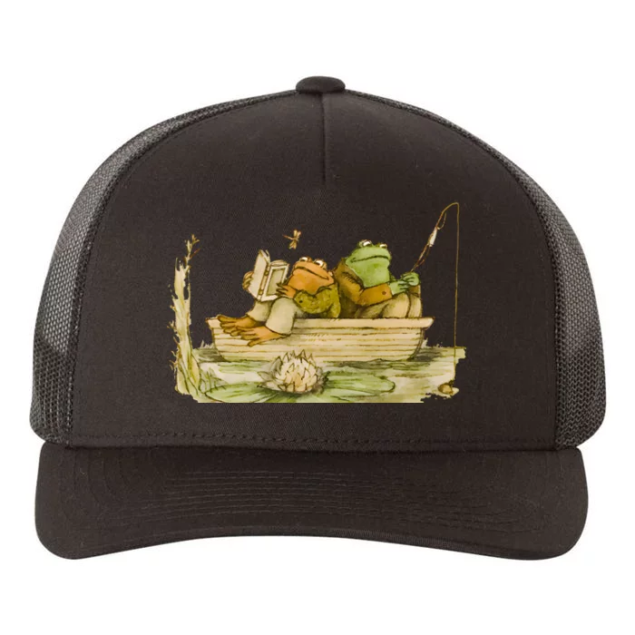 Frog And Toad Funny Book Yupoong Adult 5-Panel Trucker Hat