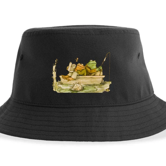 Frog And Toad Funny Book Sustainable Bucket Hat