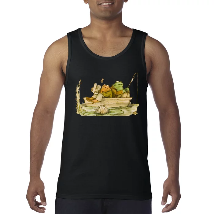 Frog And Toad Funny Book Tank Top