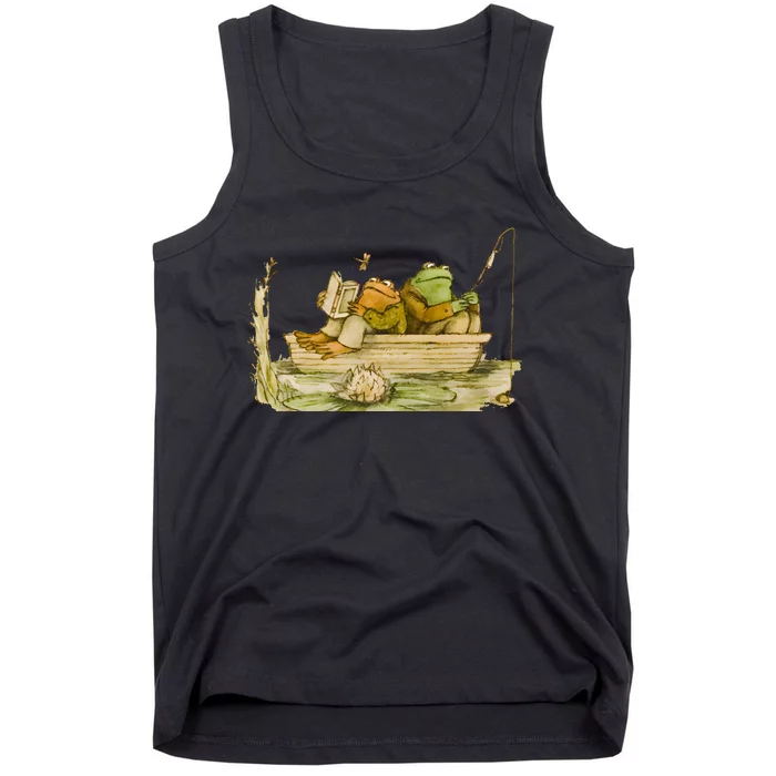 Frog And Toad Funny Book Tank Top