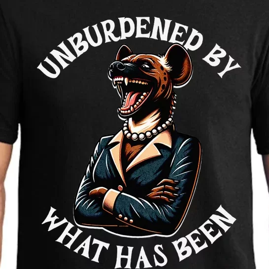 Funny Antikamala The Hyena With Famous Unburdened Quote Pajama Set