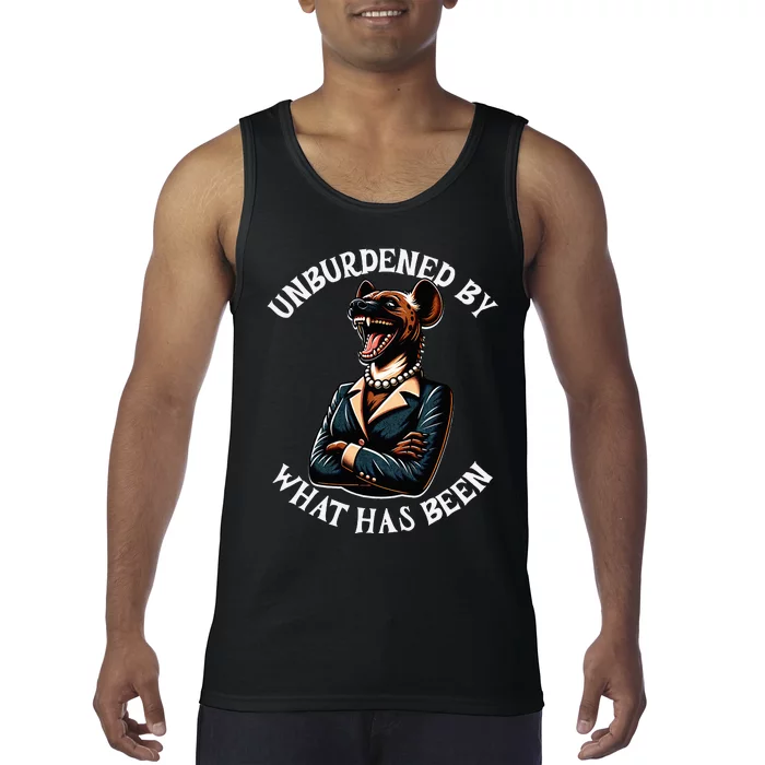 Funny Antikamala The Hyena With Famous Unburdened Quote Tank Top