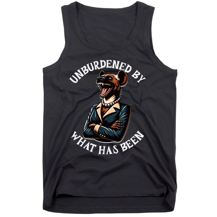 Funny Antikamala The Hyena With Famous Unburdened Quote Tank Top