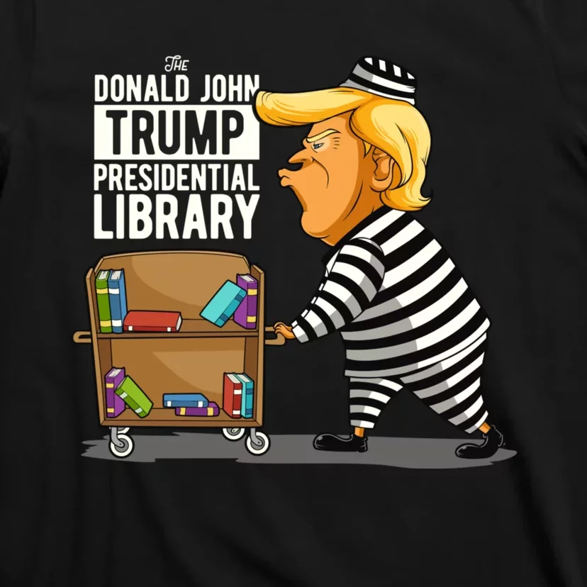 Funny Anti Trump Prison Trump Presidential Library T-Shirt