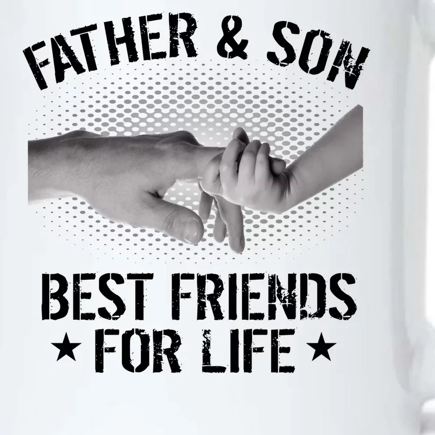 Father & Son Best Friends For Life Black Color Changing Mug