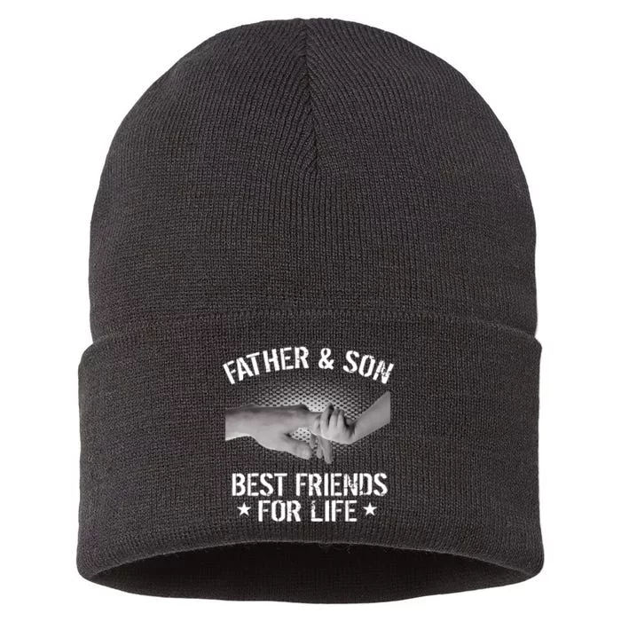 Father & Son Best Friends For Life Sustainable Knit Beanie