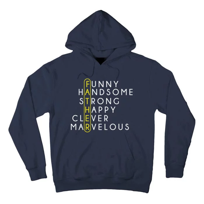 Father Acronym Fathers Day Tall Hoodie