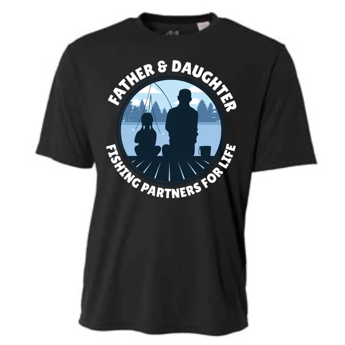 Father And Daughter Fishing Partners Cooling Performance Crew T-Shirt