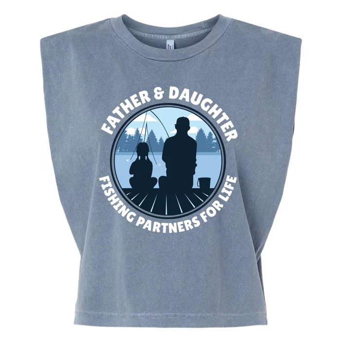 Father And Daughter Fishing Partners Garment-Dyed Women's Muscle Tee