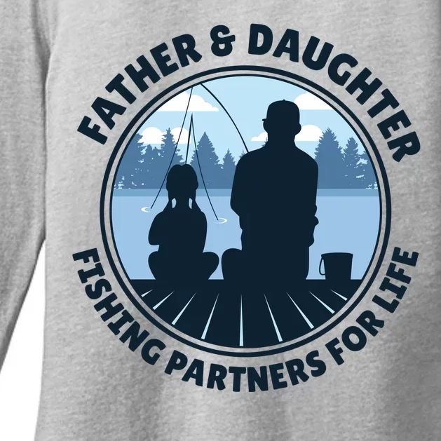 Father And Daughter Fishing Partners Womens CVC Long Sleeve Shirt