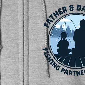 Father And Daughter Fishing Partners Full Zip Hoodie