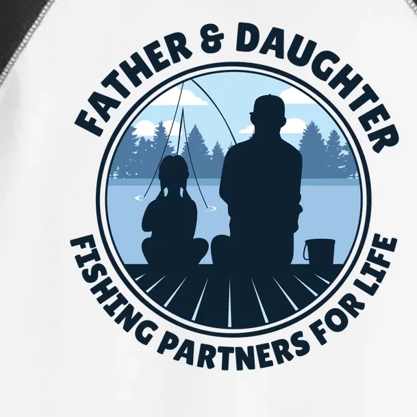 Father And Daughter Fishing Partners Toddler Fine Jersey T-Shirt