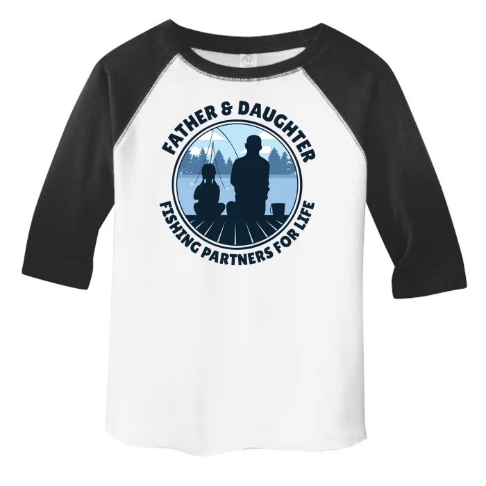 Father And Daughter Fishing Partners Toddler Fine Jersey T-Shirt