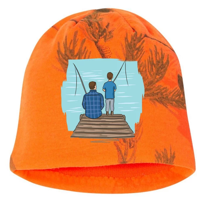 Father And Son Fishing Kati - Camo Knit Beanie