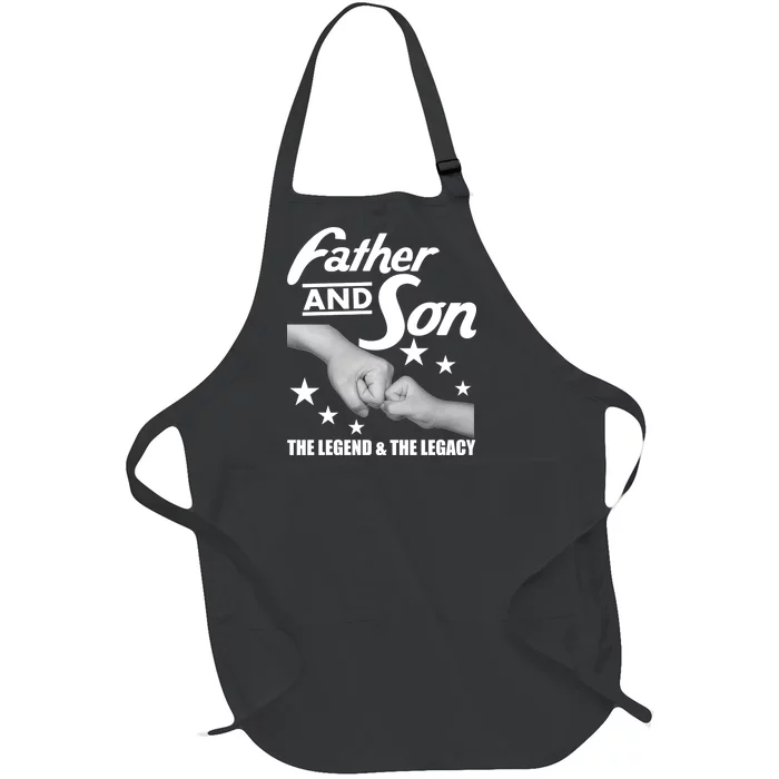 Father And Son The Legend & Legacy Full-Length Apron With Pocket