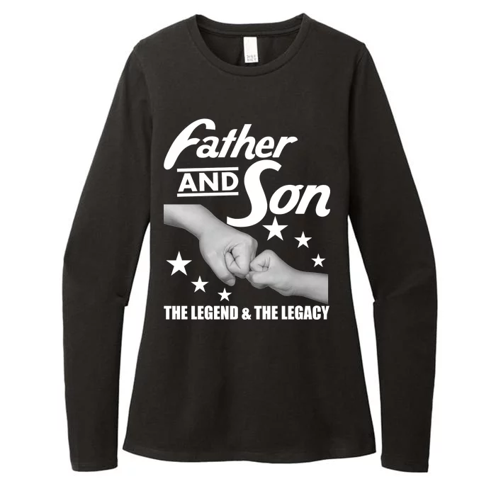 Father And Son The Legend & Legacy Womens CVC Long Sleeve Shirt