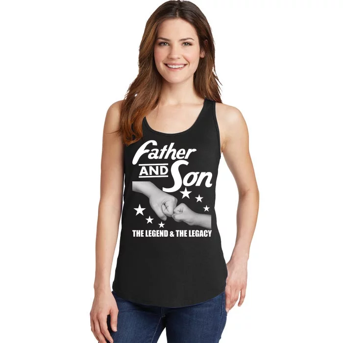 Father And Son The Legend & Legacy Ladies Essential Tank