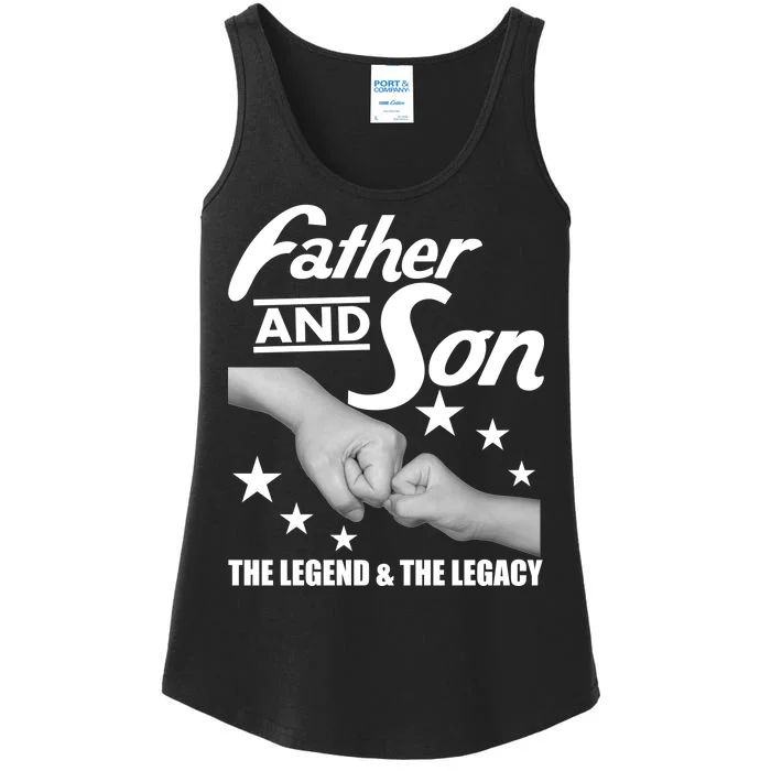 Father And Son The Legend & Legacy Ladies Essential Tank