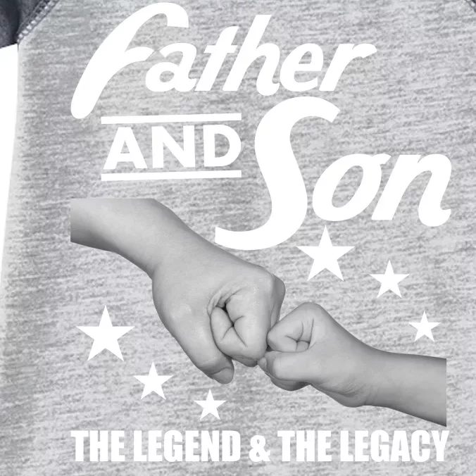 Father And Son The Legend & Legacy Infant Baby Jersey Bodysuit