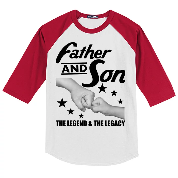 Father And Son The Legend & Legacy Kids Colorblock Raglan Jersey