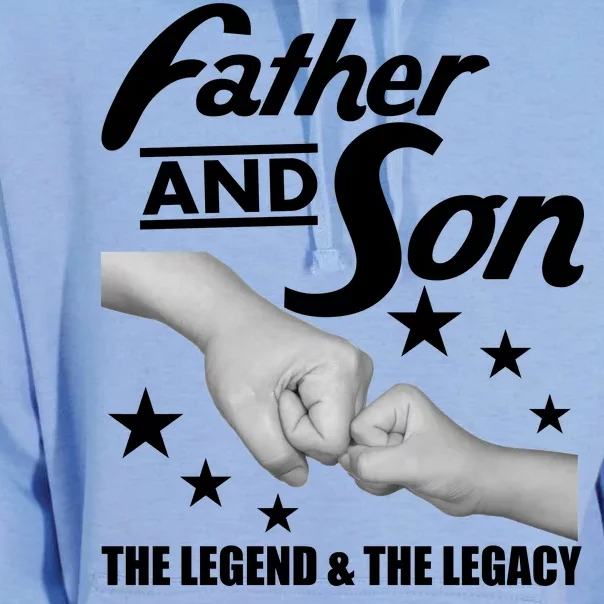 Father And Son The Legend & Legacy Unisex Surf Hoodie