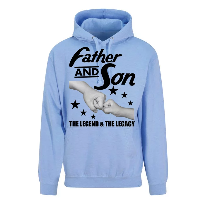 Father And Son The Legend & Legacy Unisex Surf Hoodie