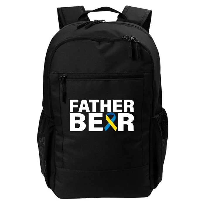 Father Bear Down Syndrome Awareness Daily Commute Backpack