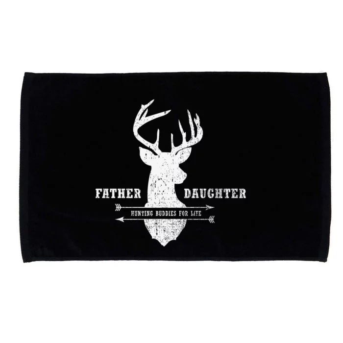 Father Daughter Hunting Microfiber Hand Towel