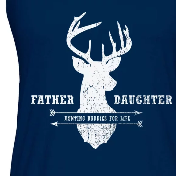 Father Daughter Hunting Ladies Essential Flowy Tank