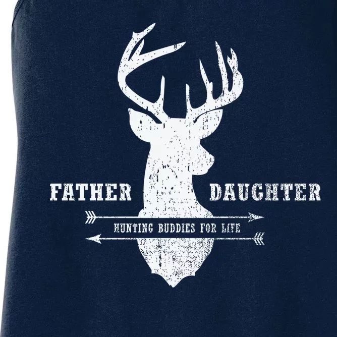 Father Daughter Hunting Women's Racerback Tank