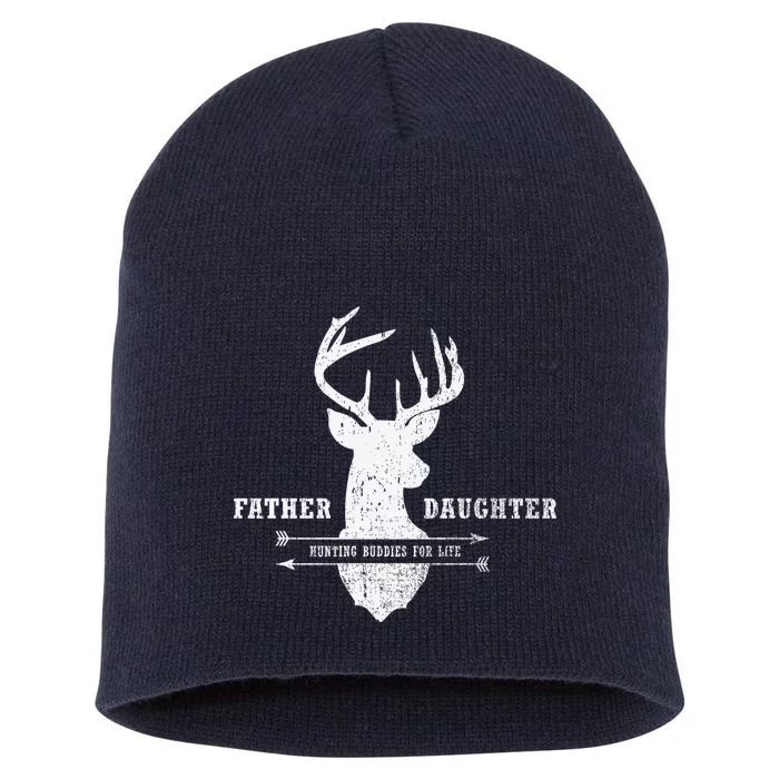 Father Daughter Hunting Short Acrylic Beanie