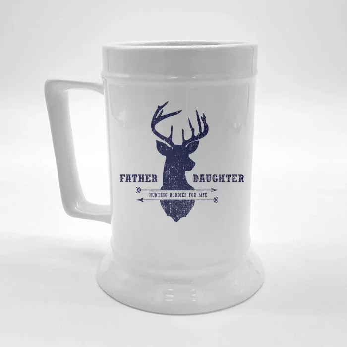 Father Daughter Hunting Front & Back Beer Stein