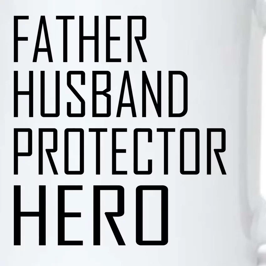 Father Husband Protector Hero Black Color Changing Mug