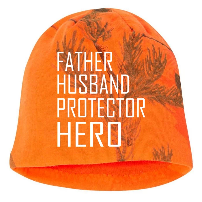 Father Husband Protector Hero Kati - Camo Knit Beanie