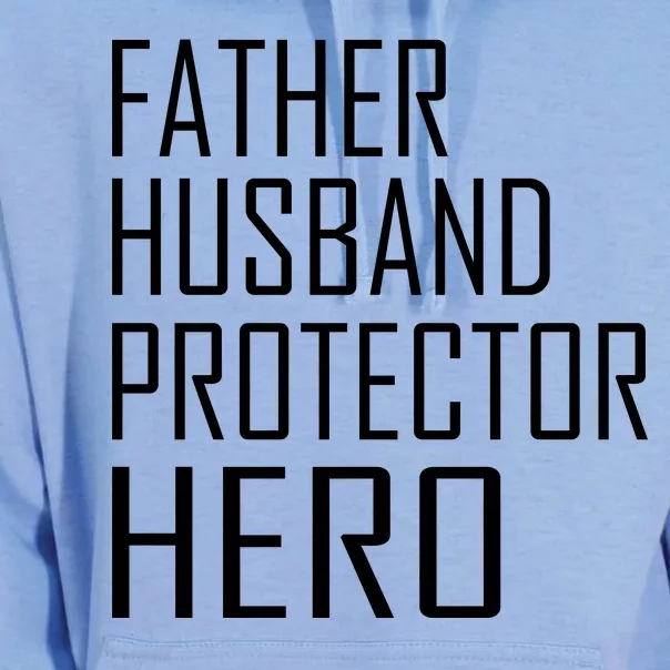 Father Husband Protector Hero Unisex Surf Hoodie