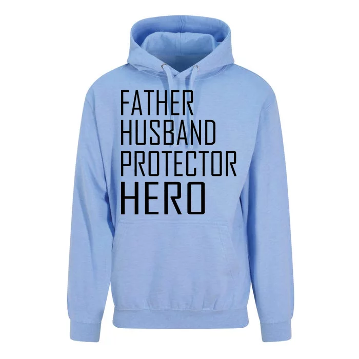 Father Husband Protector Hero Unisex Surf Hoodie