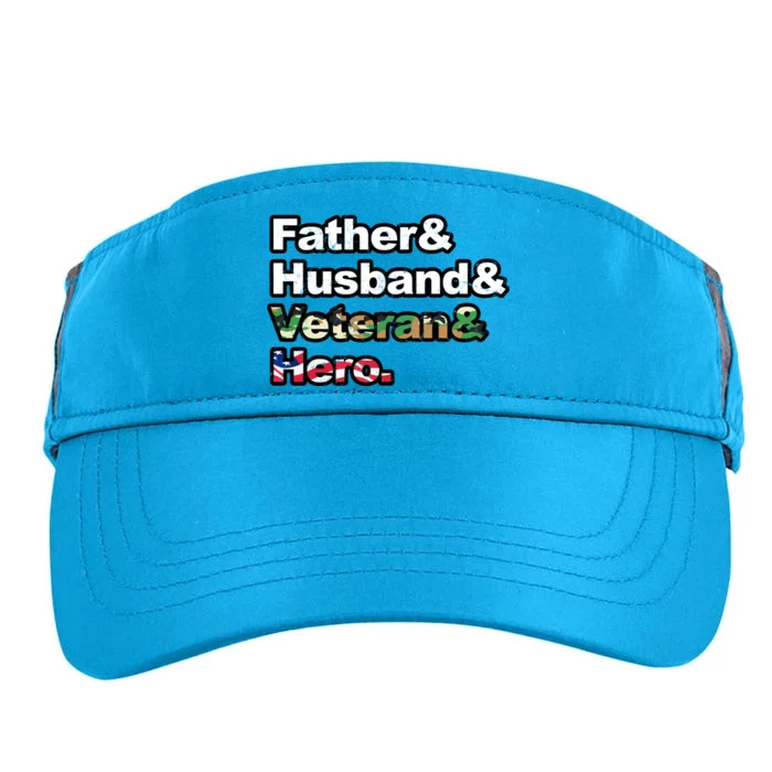 Father Husband Veteran Hero Adult Drive Performance Visor