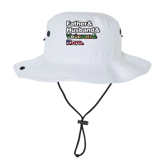 Father Husband Veteran Hero Legacy Cool Fit Booney Bucket Hat