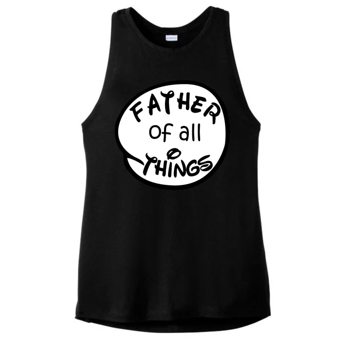 Father Of All Things Ladies Tri-Blend Wicking Tank