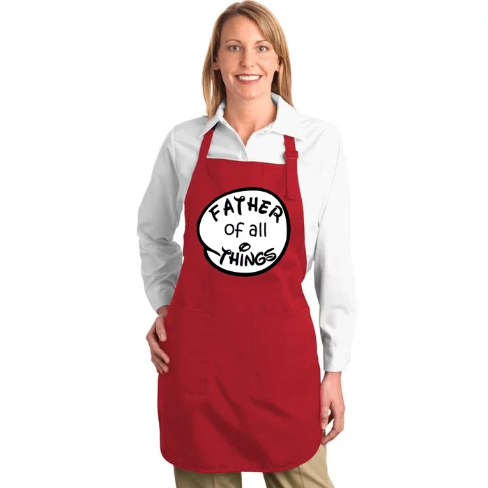 Father Of All Things Full-Length Apron With Pocket