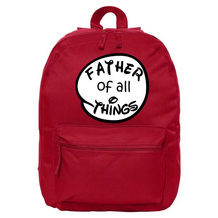 Father Of All Things 16 in Basic Backpack